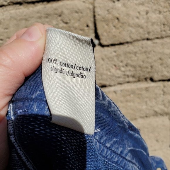 Calvin Klein Distressed Jogging Pants Jean Look Casual Comfy Acid Wash Sz M - Picture 10 of 12